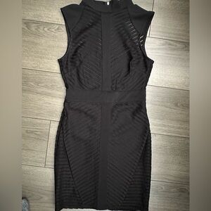 High Neck Mesh Dress